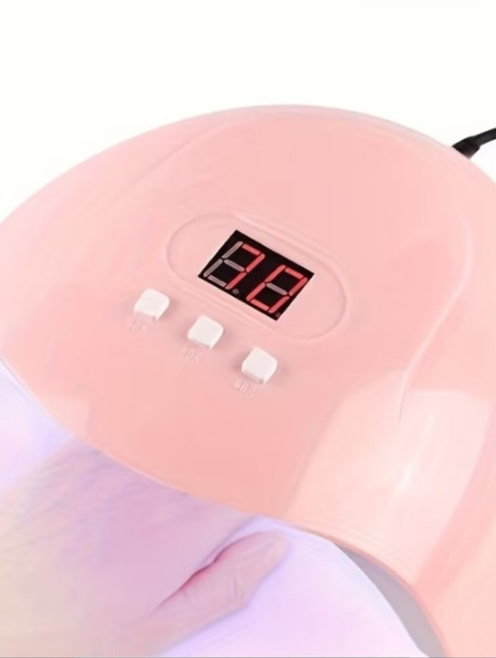 > LED UV Nail Lamp for Gel Polish - Pink